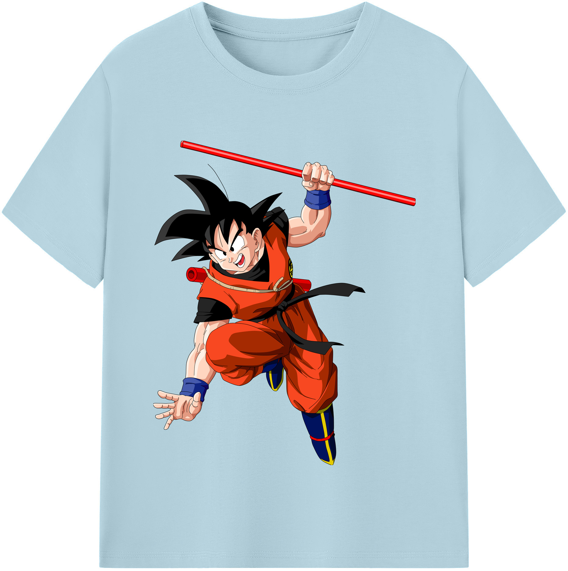 （画像用） ドラゴンボール 孫悟空（そん ごくう）Son Goku カカロット DRAGON BALL Kakarotto 綿100％半袖Tシャツ（フロントプリント）